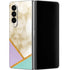 Angled Marble Galaxy Z Fold4 5G Skin